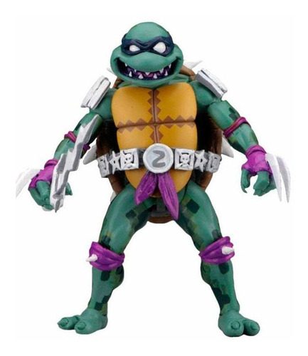 Neca Tmnt Tortugas Ninja En El Tiempo - Slash 7 Pulgadas