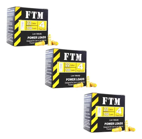 Fulminante Ftm Calibre 22 Nivel 4 Amarillo X 3 Cajas