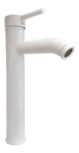 Llave Monomando Alto P/ Lavabo Blanco 30cm ¡envio Incluido!