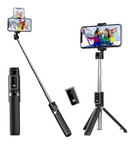 Tripode Y Selfie Stick Con Control Bluetooth Para Tomar Foto