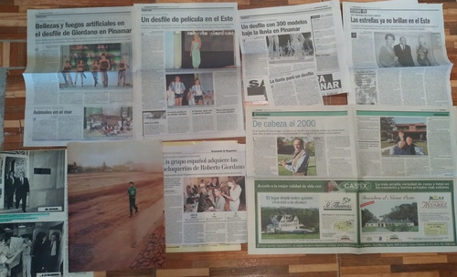 Lote 30 Recortes Roberto Giordano Clipping (Usado)