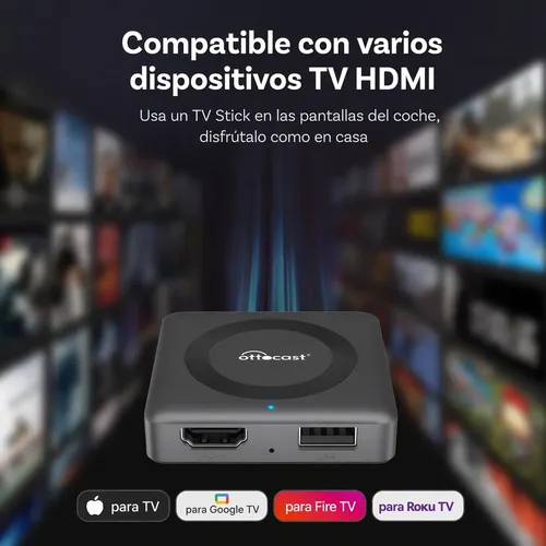 Ottocast Car Tv Mate Hdmi Carplay Android Auto Sem Fio