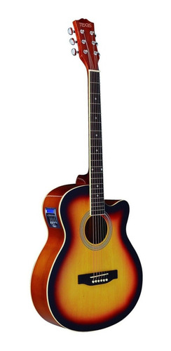 Imagen 1 de 2 de Guitarra electroacústica Texas AG10-LC5  sunburst