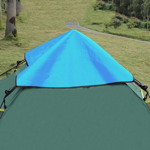 Cubierta Protectora Superior De Carpa Tarp Naranja Azul