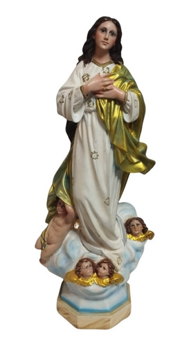 Virgen Inmaculada Concepción Imagen Religiosa Mide 44cm Alto