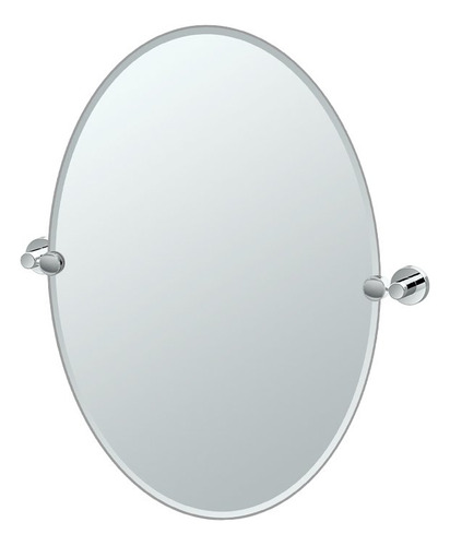 Espejo Ovalado Marco 26,5  Cromado