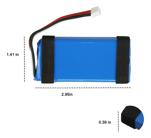 3000mah Cp-hk07 Reemplazo De Batería Para Harman Kardon Onyx