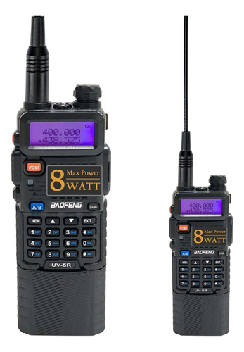 Baofeng Uv-5r 8w Radio De Mano De Doble Banda De Doble Band.