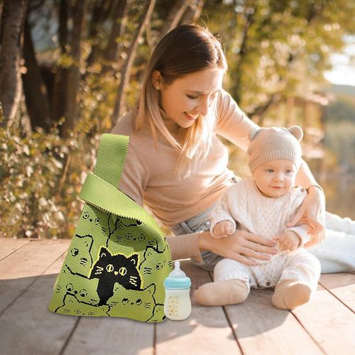 Bolsas De Gato Para Mujer Bolsa De Mano Reutilizable De Gato