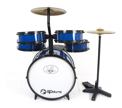 Bateria Infantil Rock Baby 2 Tons Com Chimbal