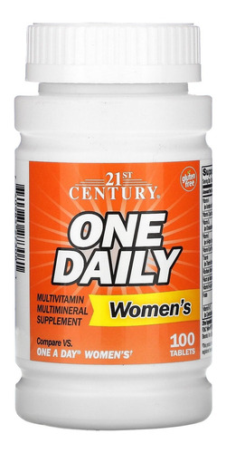 Multivitaminico Feminino One Daily Women's 100tbs 21century