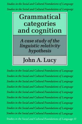 Libro Grammatical Categories And Cognition : A Case Study...