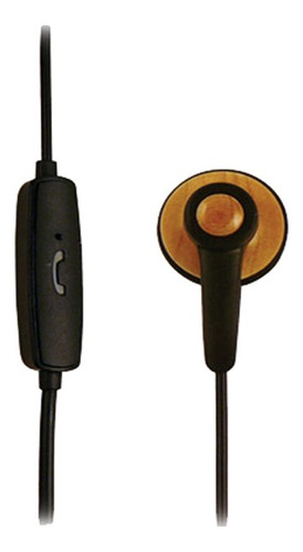Samsin Eco Disk Ear Bud Headset Con Conector De 25 Mm Negro
