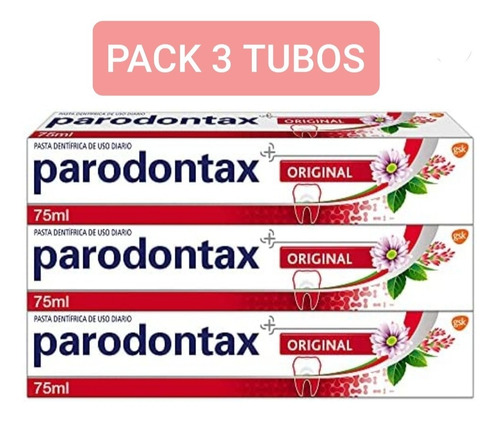 Parodontax Pasta Dental Blanqueadora  Sangrar Encías 3 Tubos