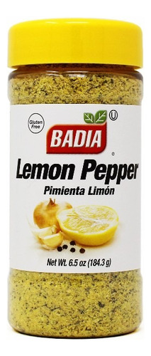 Badia Lemon Pepper Sazonador (6.5 Oz) 184.3 Gr