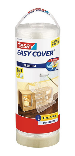 Cubre Facil 2 En 1 Pelicula Protectora Easycover 1.4 X 33 Mt