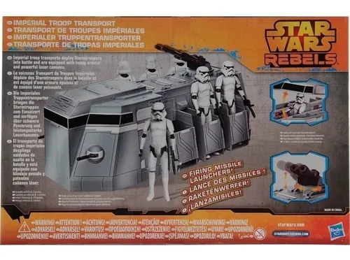 Veículo Nave Imperial Trooper Hasbro Star Wars Rebels 3.75 Veículo Nave Imperial Trooper Hasbro Star Wars Rebels 3.75