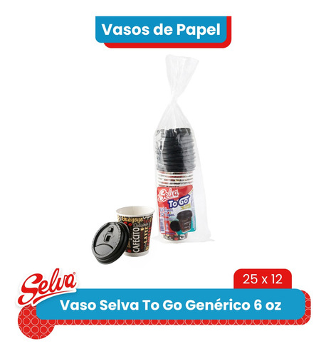 Vaso Selva To Go Genérico 6 Oz