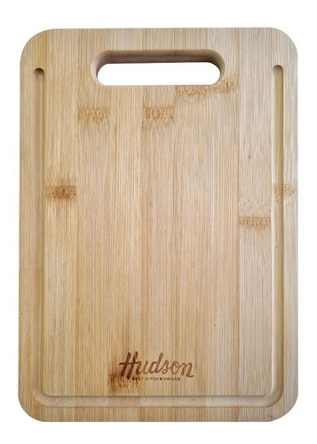 Tabla De Madera Bambú Cocina Hudson 19 X 27 X 1.5 Cm