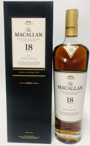 Whisky The Macallan 18 Anos Sherry Oak Cask 700ml -43%