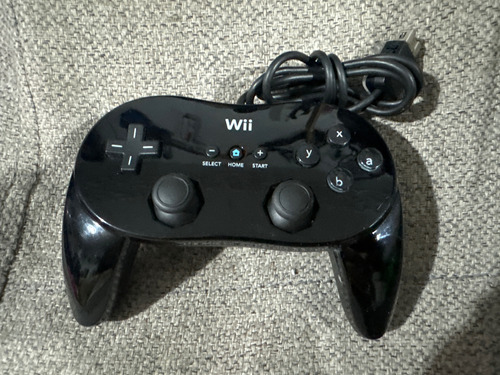 Control Original Wii Pro Negro