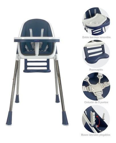 Imagen 3 de 4 de Silla Comedor Para Bebé 2 En 1 Happy Baby Nepal
