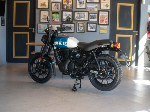 Imagen 7 de 25 de Royal Enfield Hntr 350 Rebel Blue Reserva
