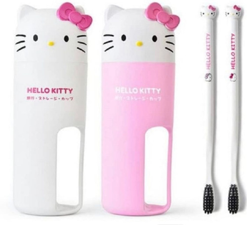 Kit Porta Cepillos De Dientes De Hello  Kitty