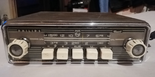 Radio De Auto Clásico Antiguo Philips Sport Años 60 (Usado)