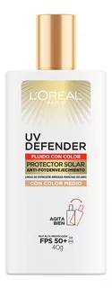 L'oréal Paris Protector Solar Diario Fluido Tono Medio Fps50 UV Defender