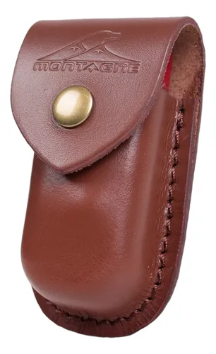 comprar Funda Cuero Cortaplumas Montagne  Con Pasa Cinto