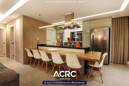 Imagem 9 de 24 de Acrc Imóveis - Apartamento Mobiliado Com Piscina E Academia Para Venda No Bairro Itoupava Seca - Ap03688 - 68172110