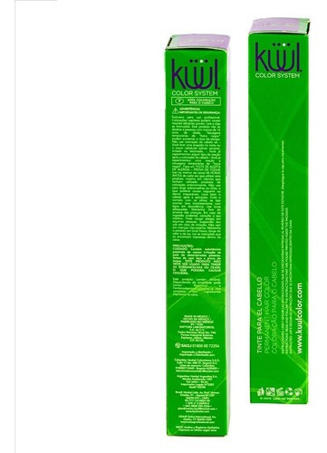 Kit Tinte Kuul Color System Kuul Tinte Color System Tono 10.31 Rubio Extra Claro Dorado Cenizo