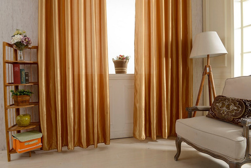 Jacquard Cortina De La Ventana El 100x200cm Café