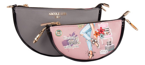 Bolsa Cruzada Fatima Nicole Lee Estampada Ss23 Color Casual Walk