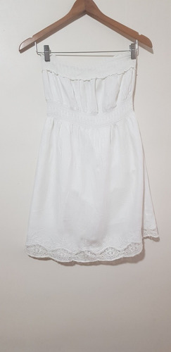 Vestido Strapless Hermoso Con Saquito De Encaje. Conjunto