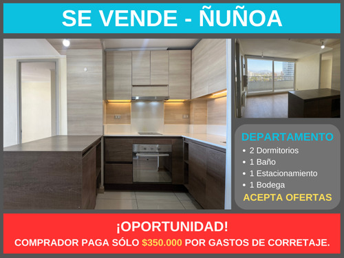 Venta Depto. 2d 1b 1e 1bod, Capitán Orella, Ñuñoa