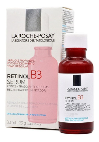 Sérum Serum Antiarrugas Retinol B3 30 Ml Tipo de piel Normal La Roche-Posay noche para todo tipo de piel de 30mL/30g 30+ años