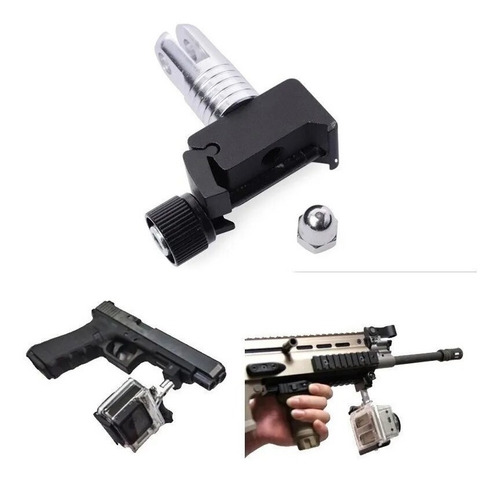 Imagen 2 de 4 de Montaje Picatinny De Armas Para Todas Las Go Pro