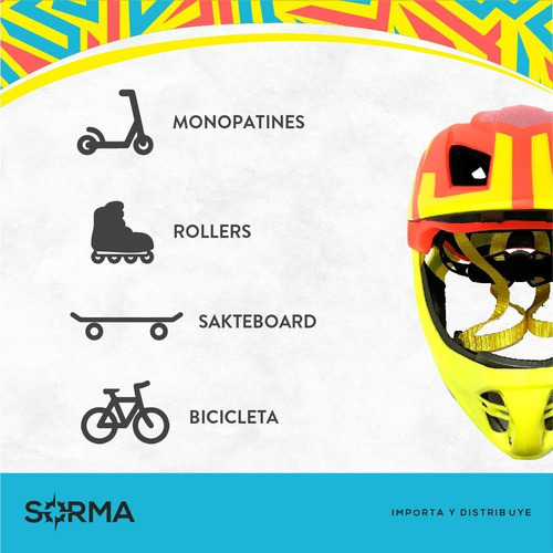 Imagen 4 de 10 de Casco De Bicicletas Niños 2 En 1 Con Luz Trasera