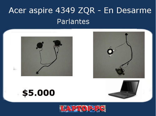 Parlantes Acer Aspire 4349 Zqr
