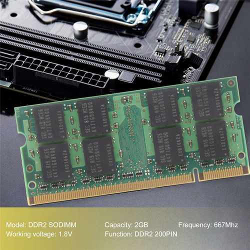 Memoria Ram Ddr2 De 2 Gb, 667 Mhz, Pc2 5300, Memoria Ram Par