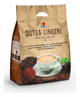 Ootea Lingzhi Coffee Mix 3 En 1 Lite Dxn - Con Ganoderma