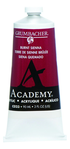 Grumbacher Academy Pintura Acrilica, 3.0 fl Oz, Siena Quemad