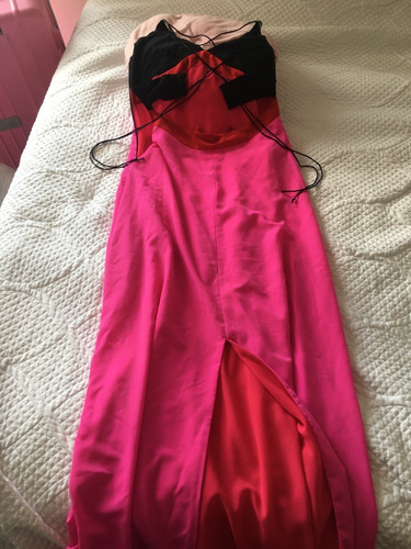 Vestido Tipo Fiesta/casamiento Marca De La Ostia De Gasa