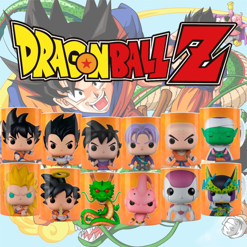 30 Tazas Personalizadas Sublimadas Plasticas Dragon Ball Z