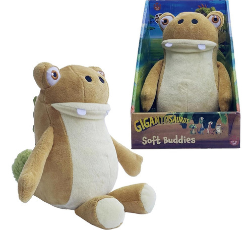 Gigantosaurus Peluche Suave Mazu 25.4 Cm Beige Verde