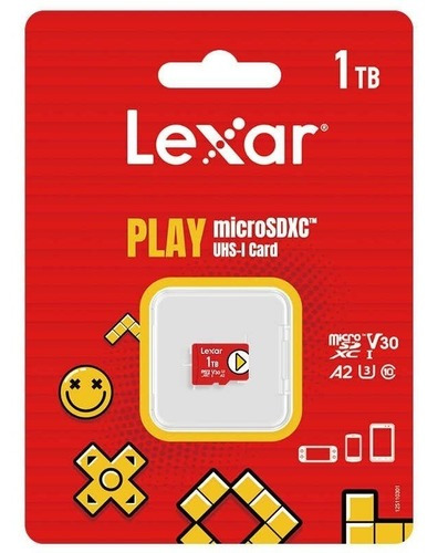 Smartphone Lexar Micro SD de 1 TB Play Switch para GoPro, 150 MB/s