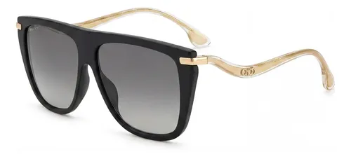 Jimmy Choo Suvi/s 807/fq Black Cat Eye Sunglasses Black Gradient