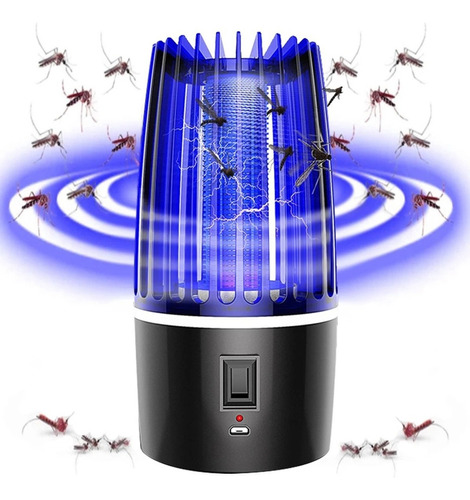 Mosquito Killer Uv Led Eléctrico Matando Insectos Y Moscas